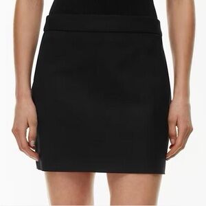 NWT Aritzia Black Prevail Mini Skirt